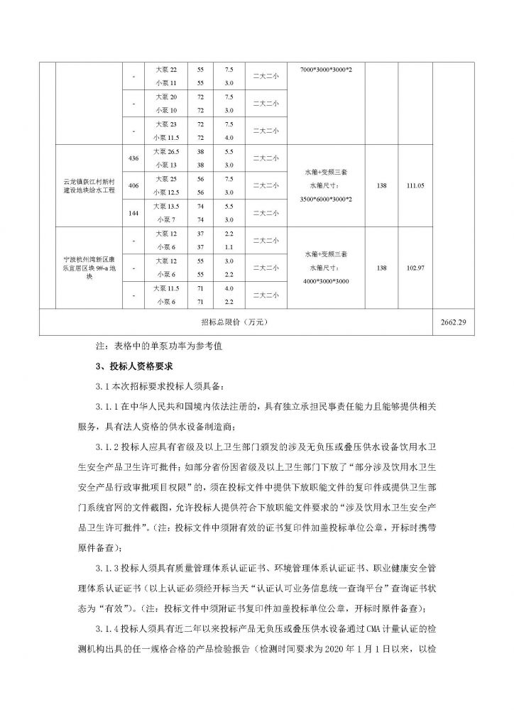 寧波市自來水工程建設(shè)有限公司2021年度供水設(shè)備采購(gòu)項(xiàng)目（第二批）招標(biāo)公告